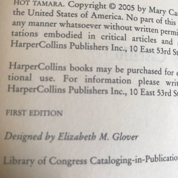 Hot Tamara by Mary Castillo 2005 First Edition - Picture 8 of 16